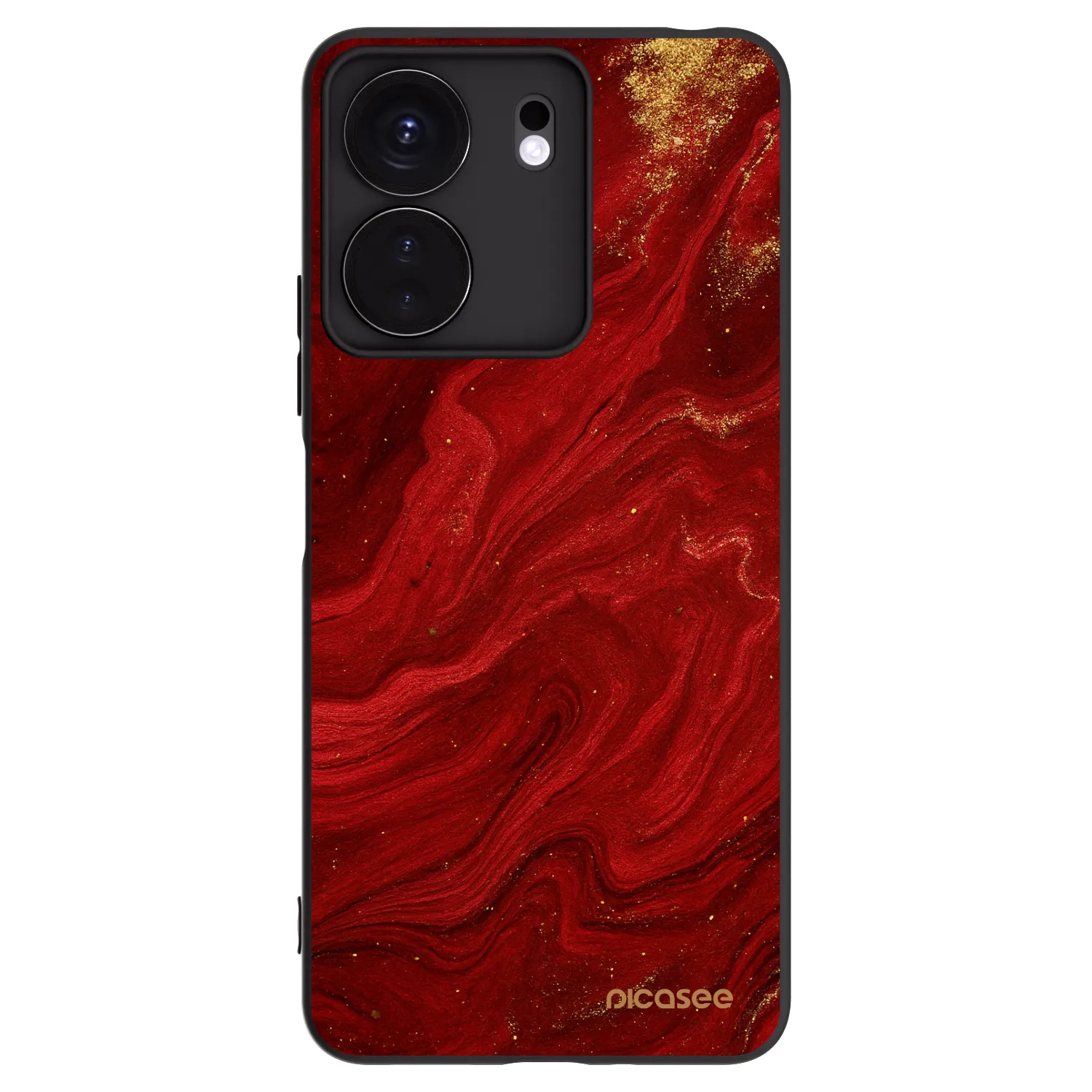 Picasee fekete szilikon tok az alábbi mobiltelefonokra Xiaomi Redmi 13C 4G - Red