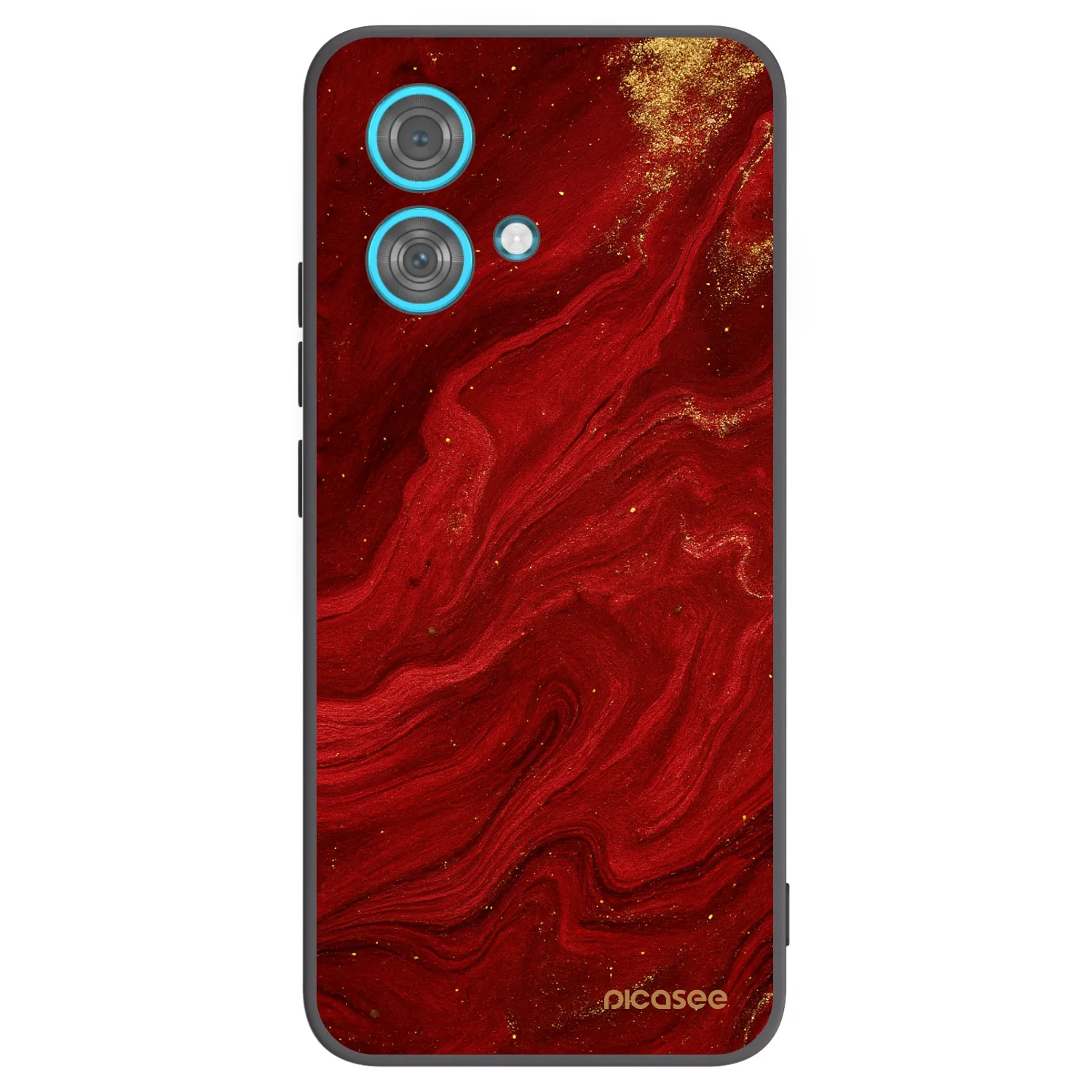 Picasee fekete szilikon tok az alábbi mobiltelefonokra Motorola Edge 40 Neo - Red