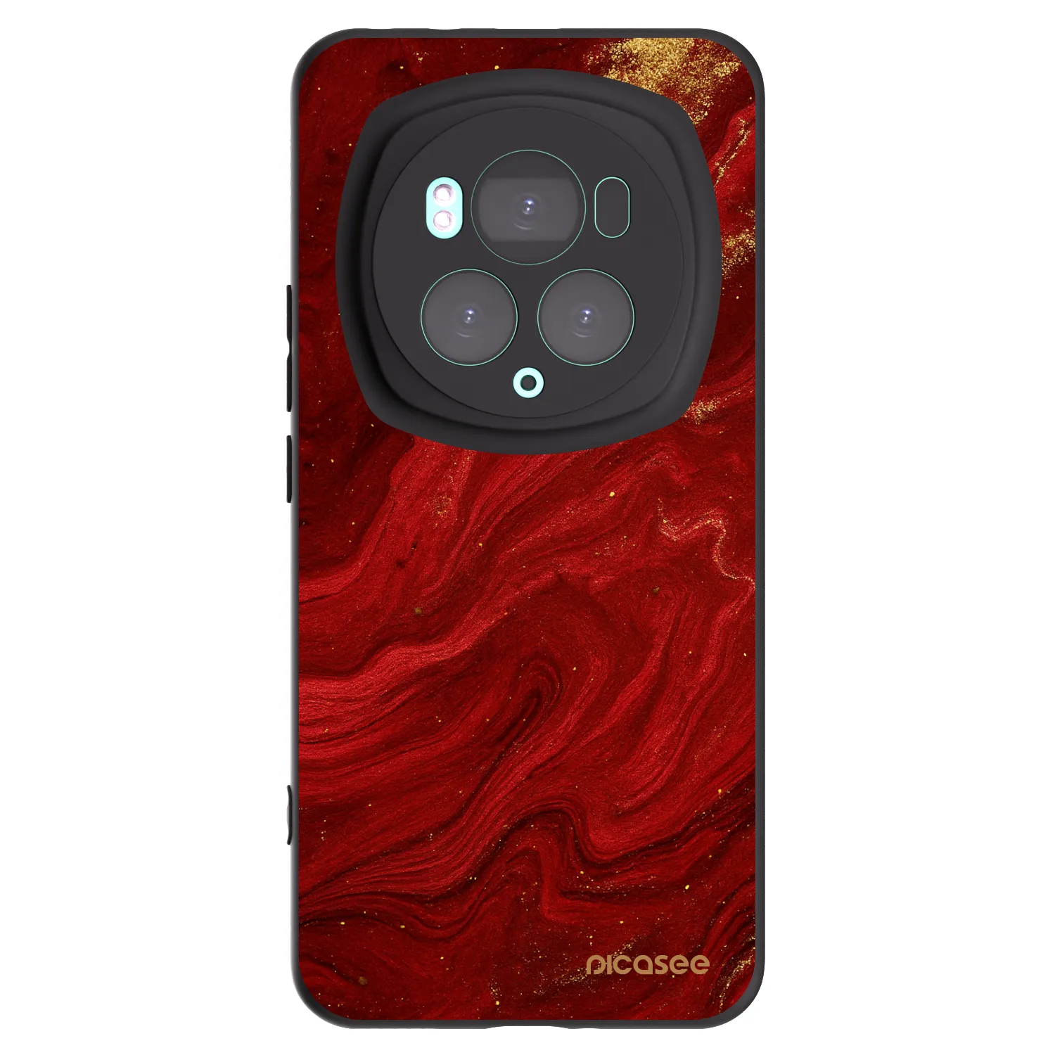 Picasee fekete szilikon tok az alábbi mobiltelefonokra Honor Magic6 Pro - Red