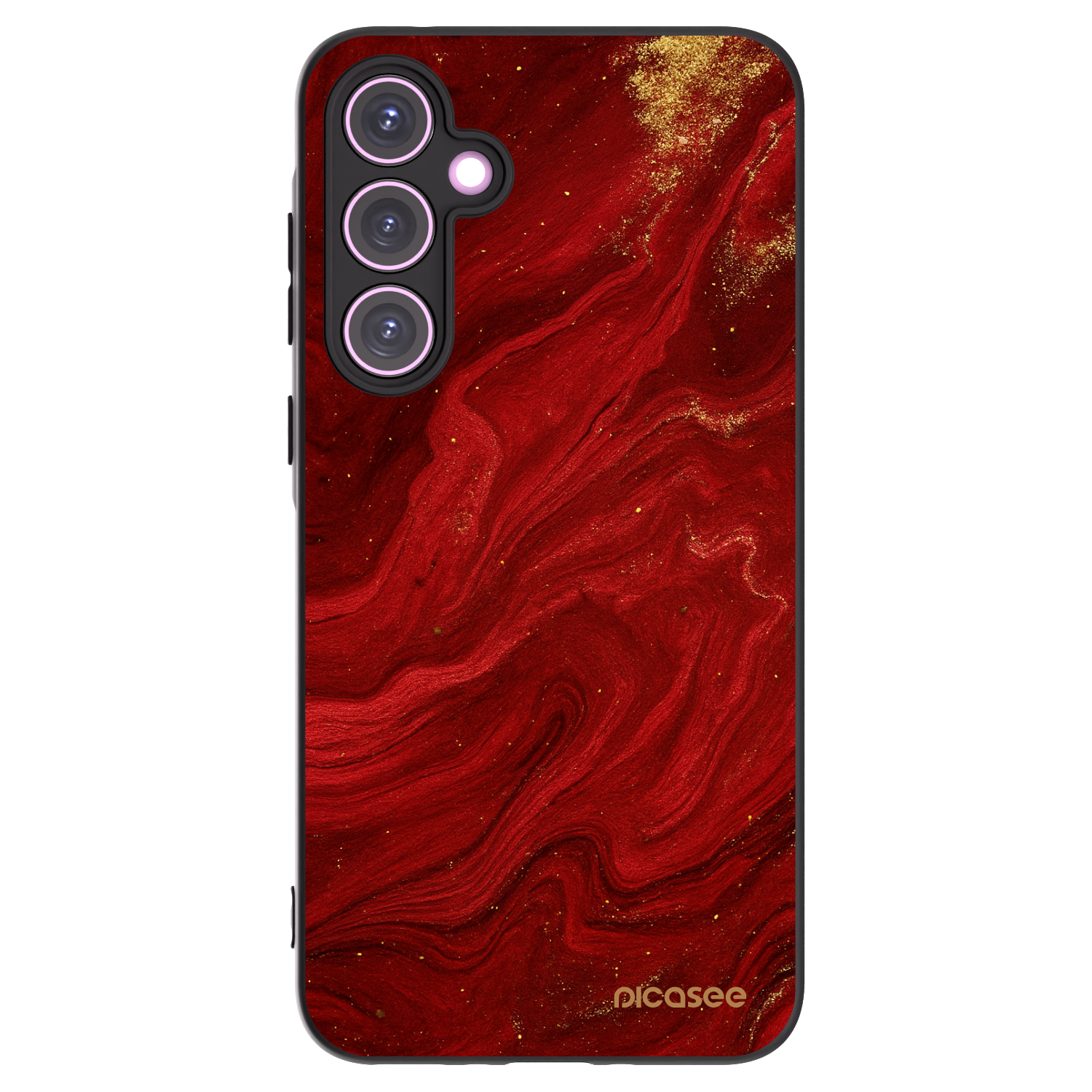 Picasee fekete szilikon tok az alábbi mobiltelefonokra Samsung Galaxy A35 5G A356B - Red