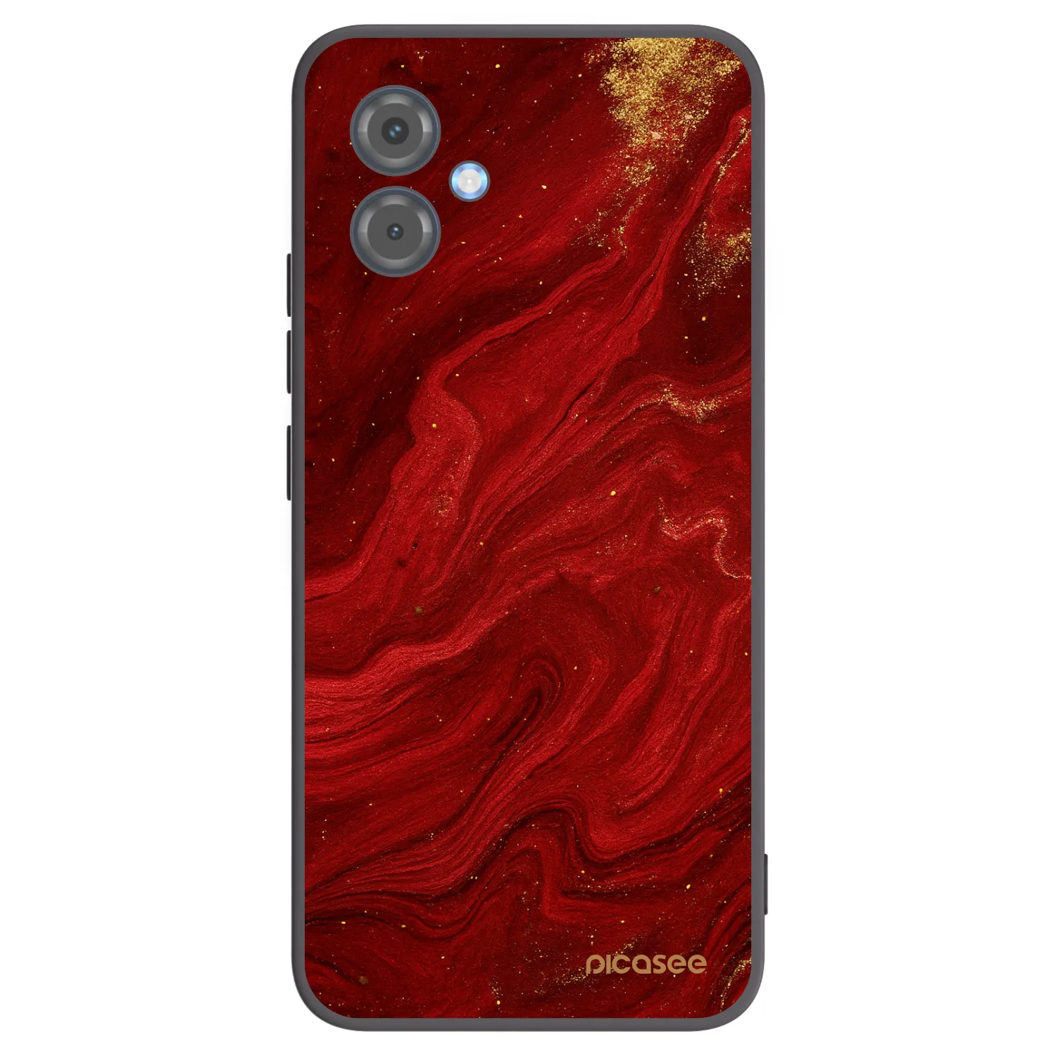 Picasee fekete szilikon tok az alábbi mobiltelefonokra Motorola Moto G14 - Red