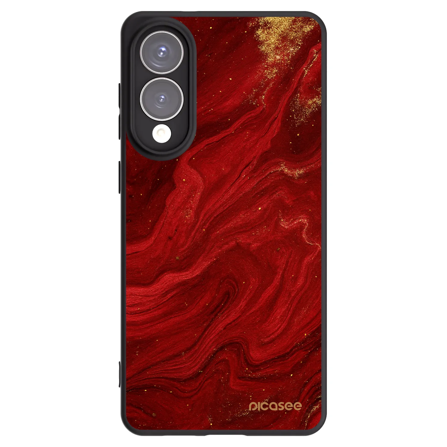 Picasee fekete szilikon tok az alábbi mobiltelefonokra Samsung Galaxy S25 Edge 5G - Red