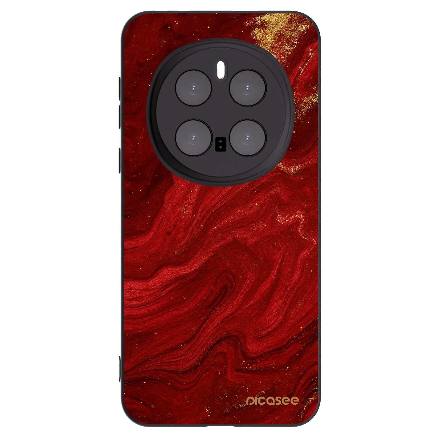 Picasee fekete szilikon tok az alábbi mobiltelefonokra Honor Magic7 Pro 5G - Red