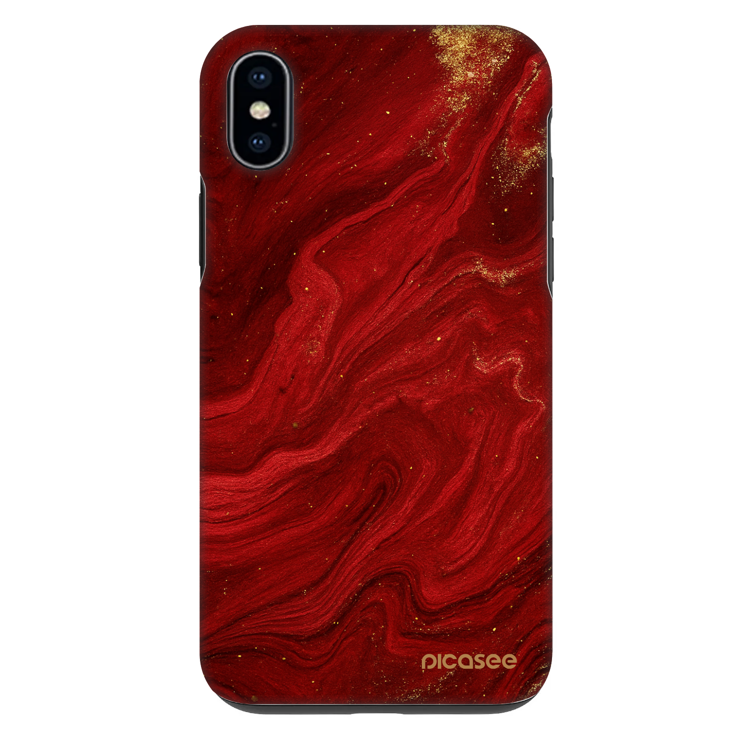 Picasee Fashion Case Apple iPhone XS Max - Red