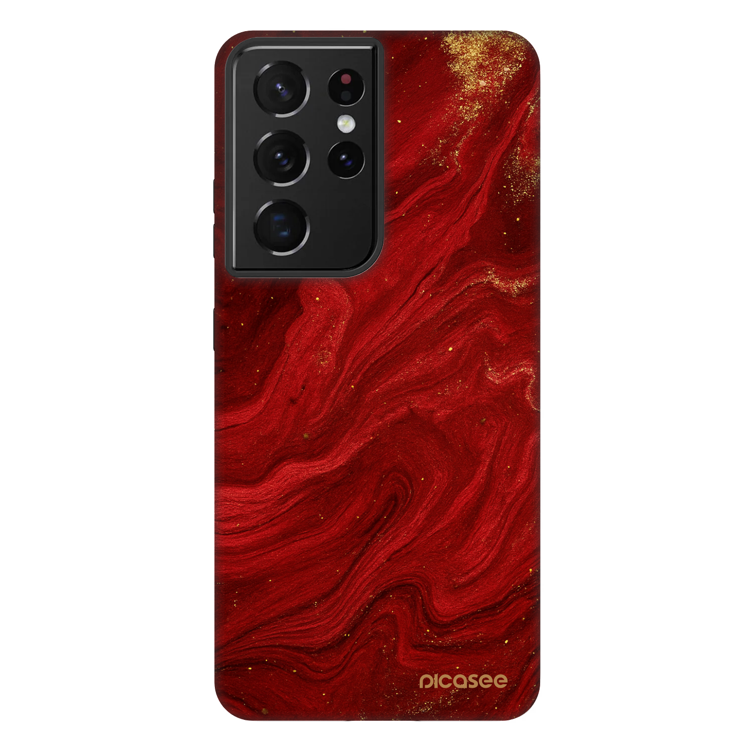 Picasee Fashion Case Samsung Galaxy S21 Ultra 5G G998B - Red