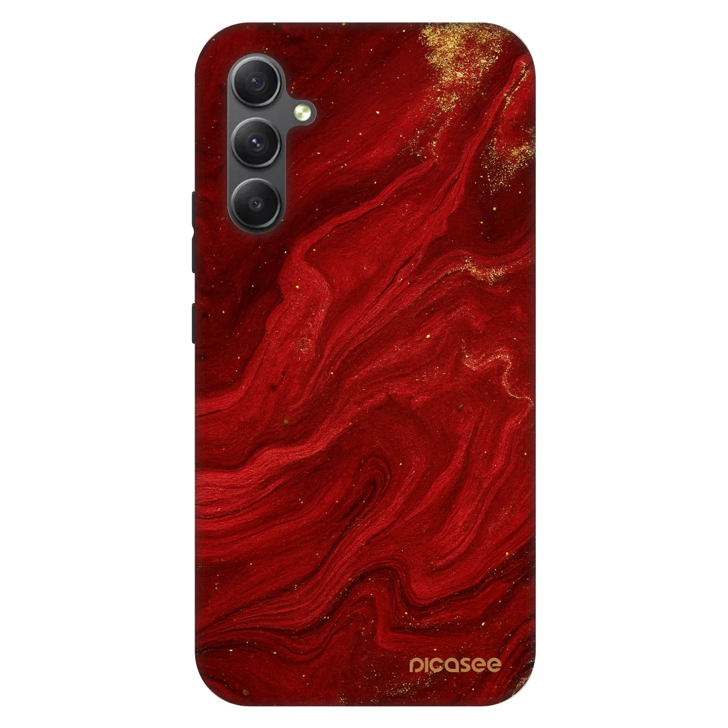 Picasee Fashion Case Samsung Galaxy A34 5G A346B - Red