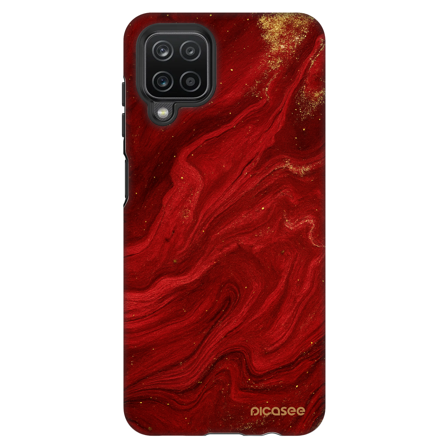 Picasee Fashion Case Samsung Galaxy A12 A125F - Red