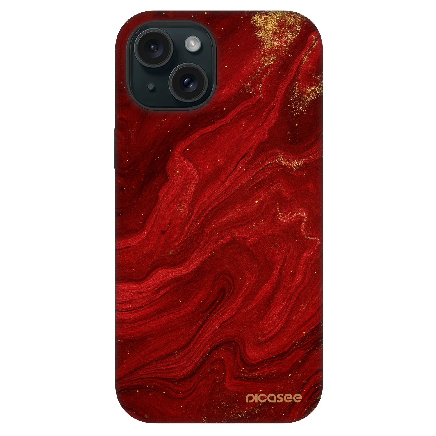 Picasee Fashion Case MagSafe Apple iPhone 15 - Red