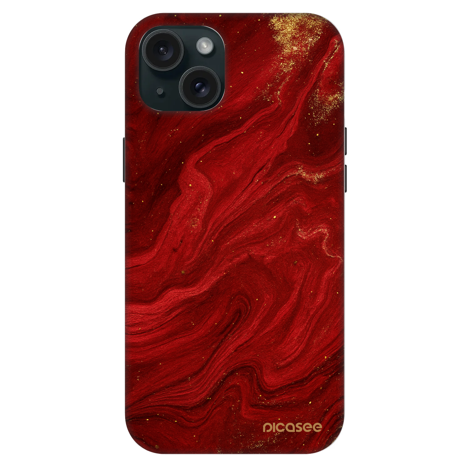 Picasee Fashion Case MagSafe Apple iPhone 15 Plus - Red