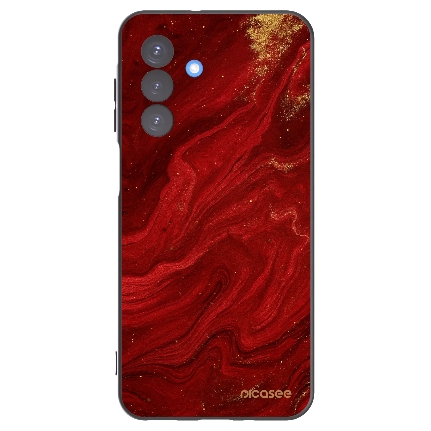 Picasee fekete szilikon tok az alábbi mobiltelefonokra Samsung Galaxy A17 5G - Red