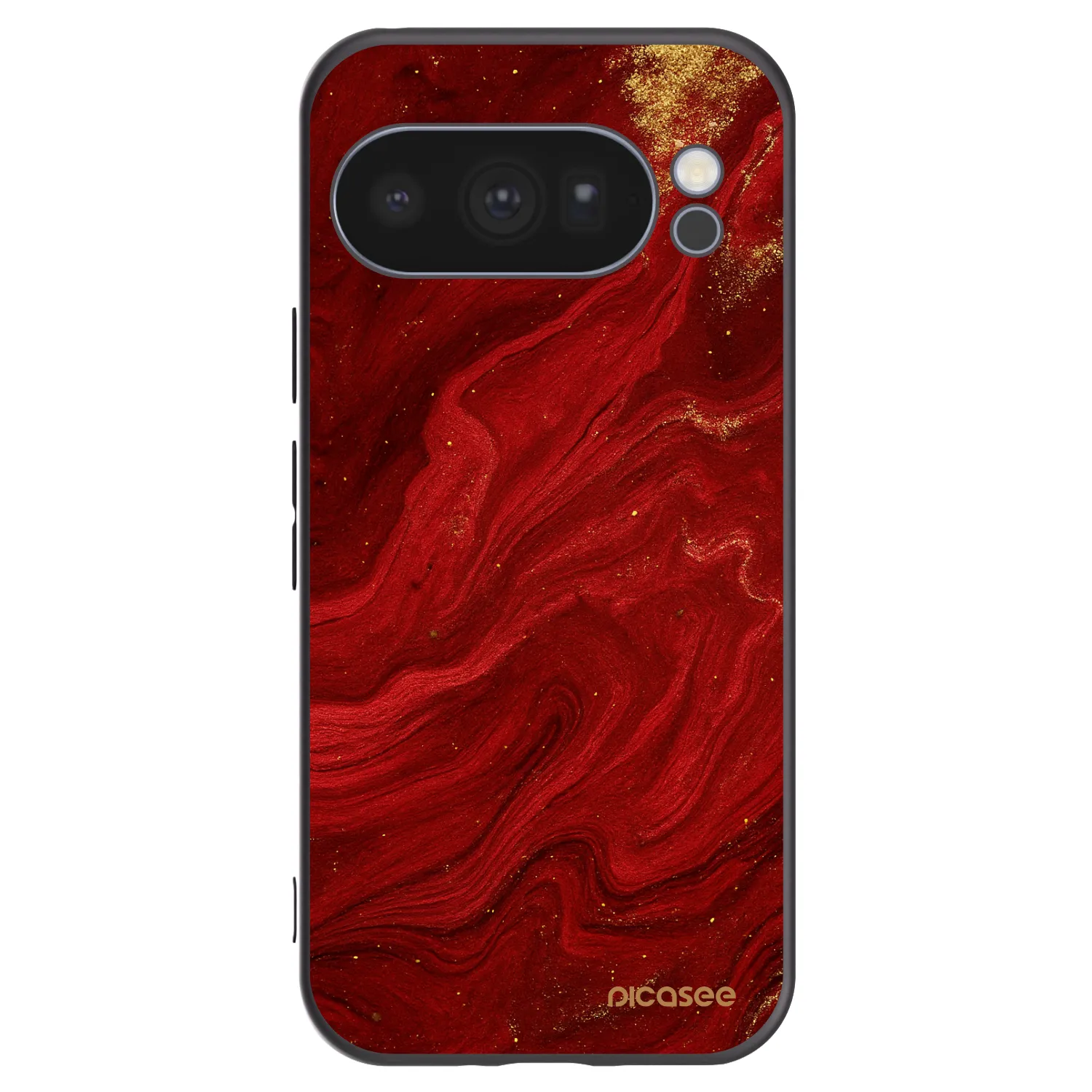 Picasee fekete szilikon tok az alábbi mobiltelefonokra Google Pixel 10 Pro - Red
