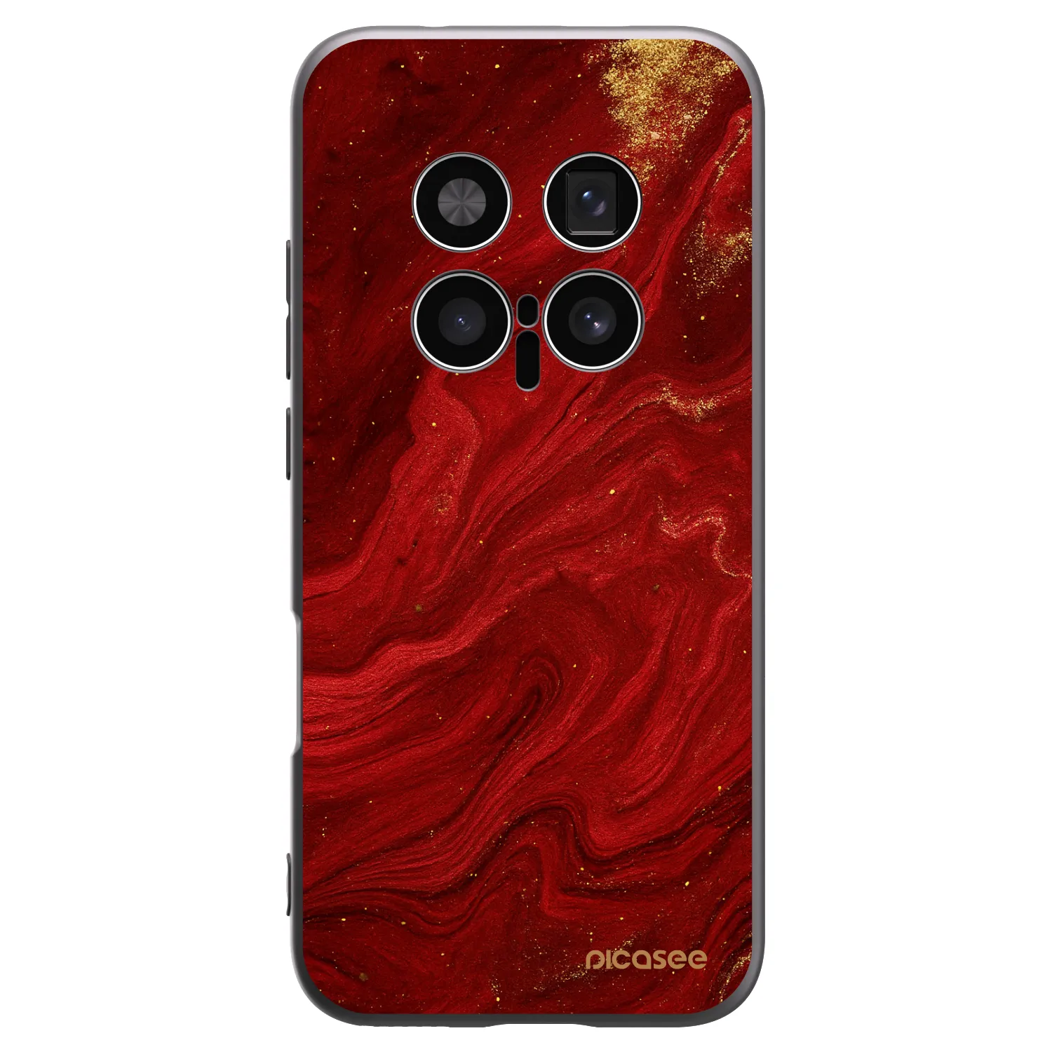 Picasee fekete szilikon tok az alábbi mobiltelefonokra Honor Magic8 Pro 5G - Red