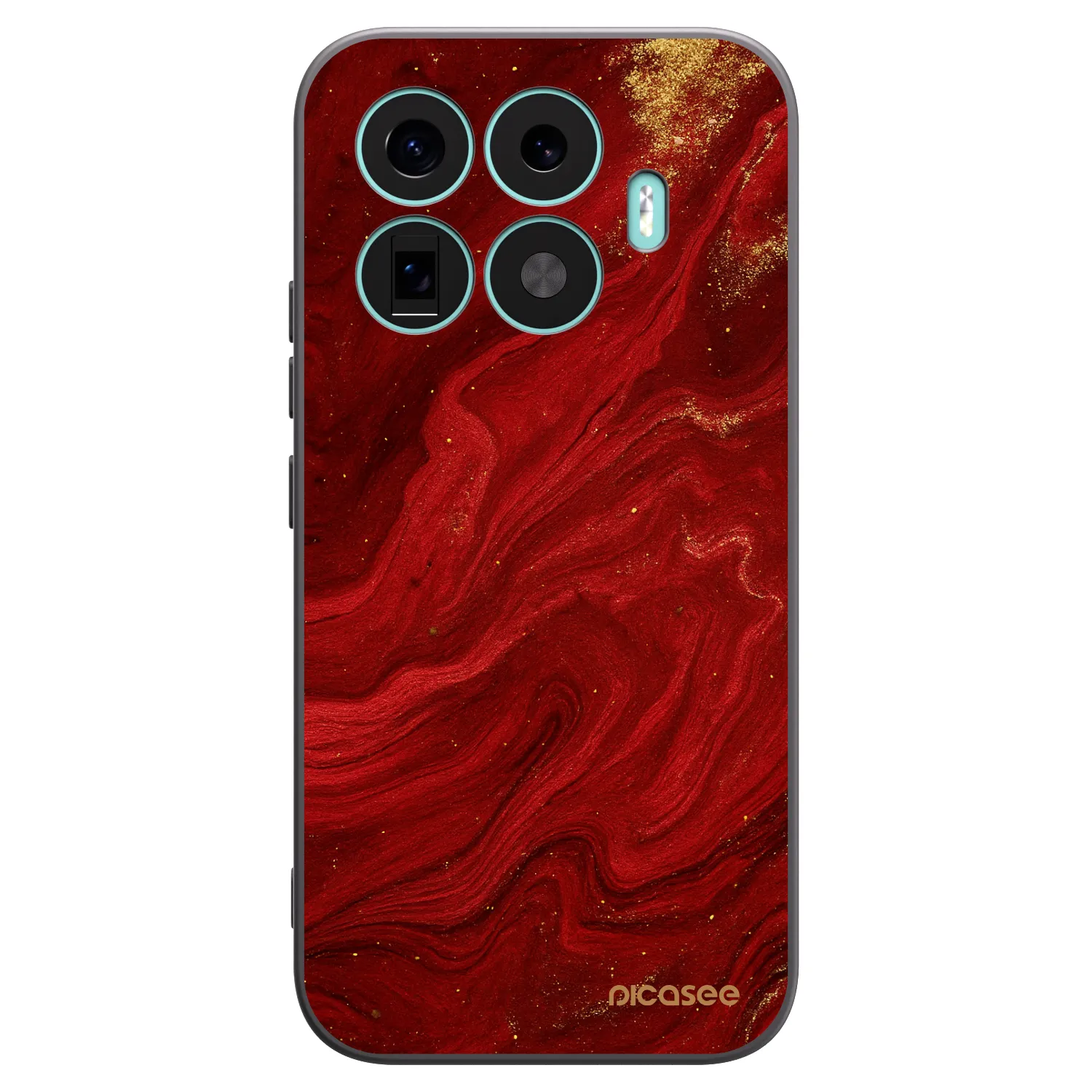 Picasee fekete szilikon tok az alábbi mobiltelefonokra Xiaomi 17T - Red