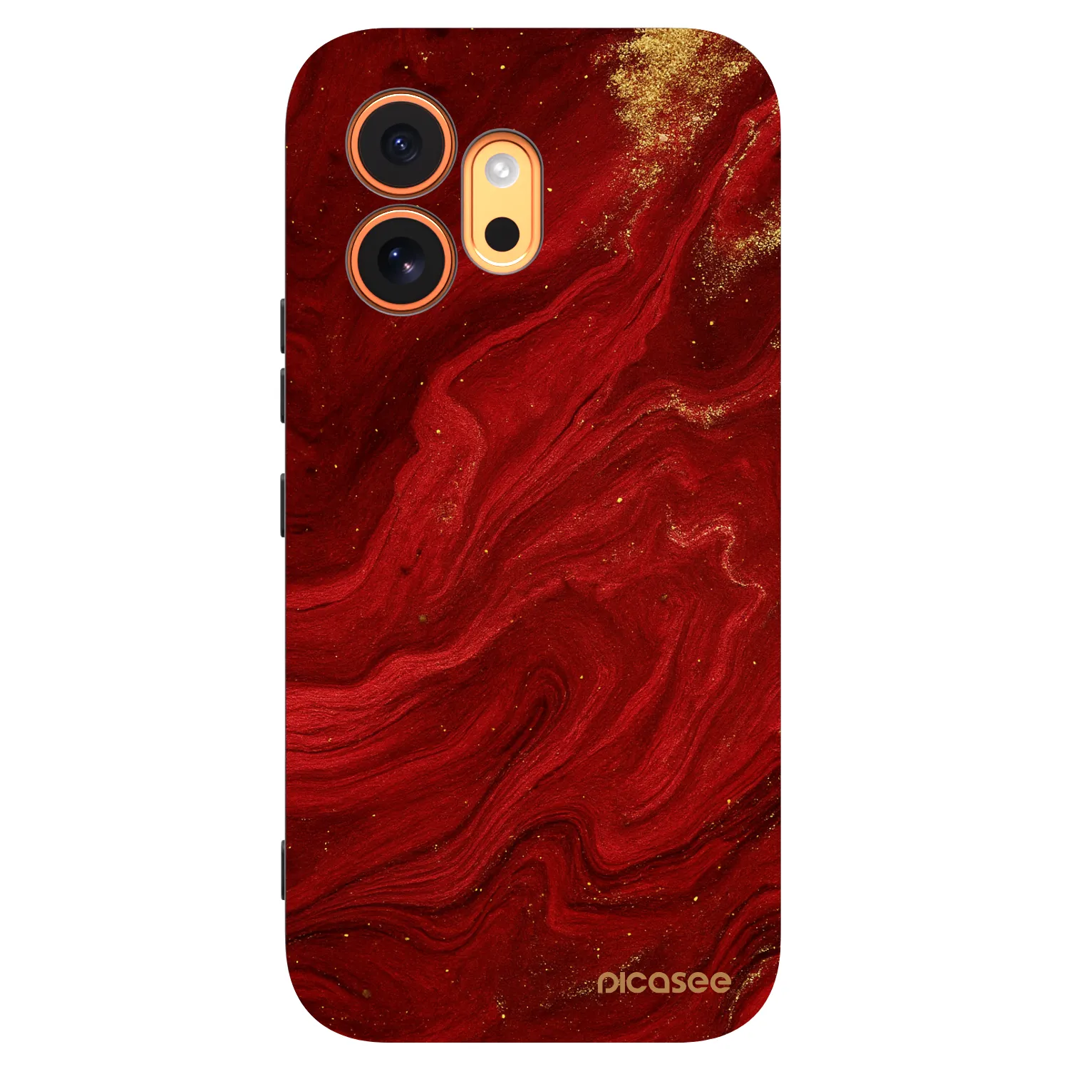 Picasee fekete szilikon tok az alábbi mobiltelefonokra Honor 600 - Red