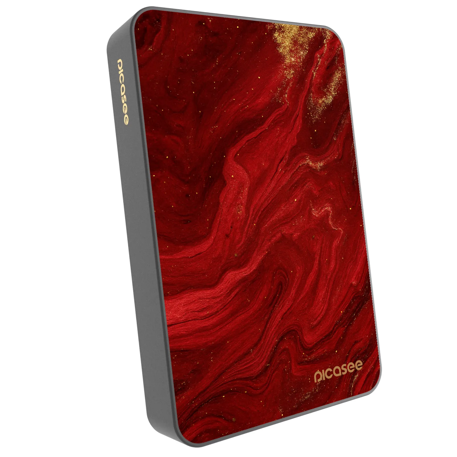 Picasee Powerbank MagSafe 10 000 mAh Szürke - Red