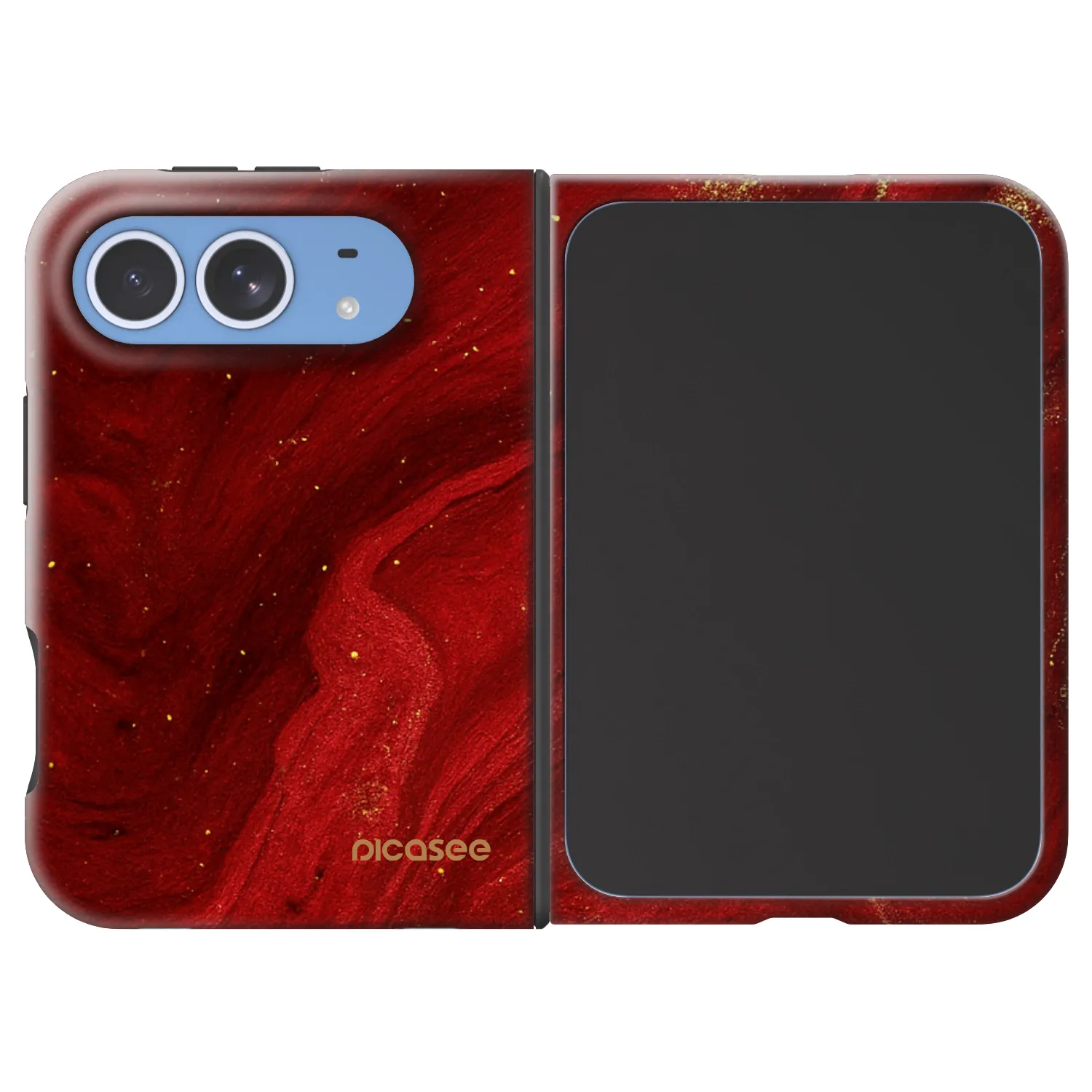 Picasee Fashion Case MagSafe Apple iPhone Duo - Red