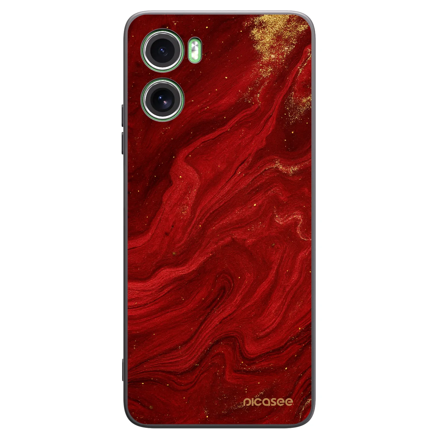 Picasee fekete szilikon tok az alábbi mobiltelefonokra Motorola Moto G06 - Red