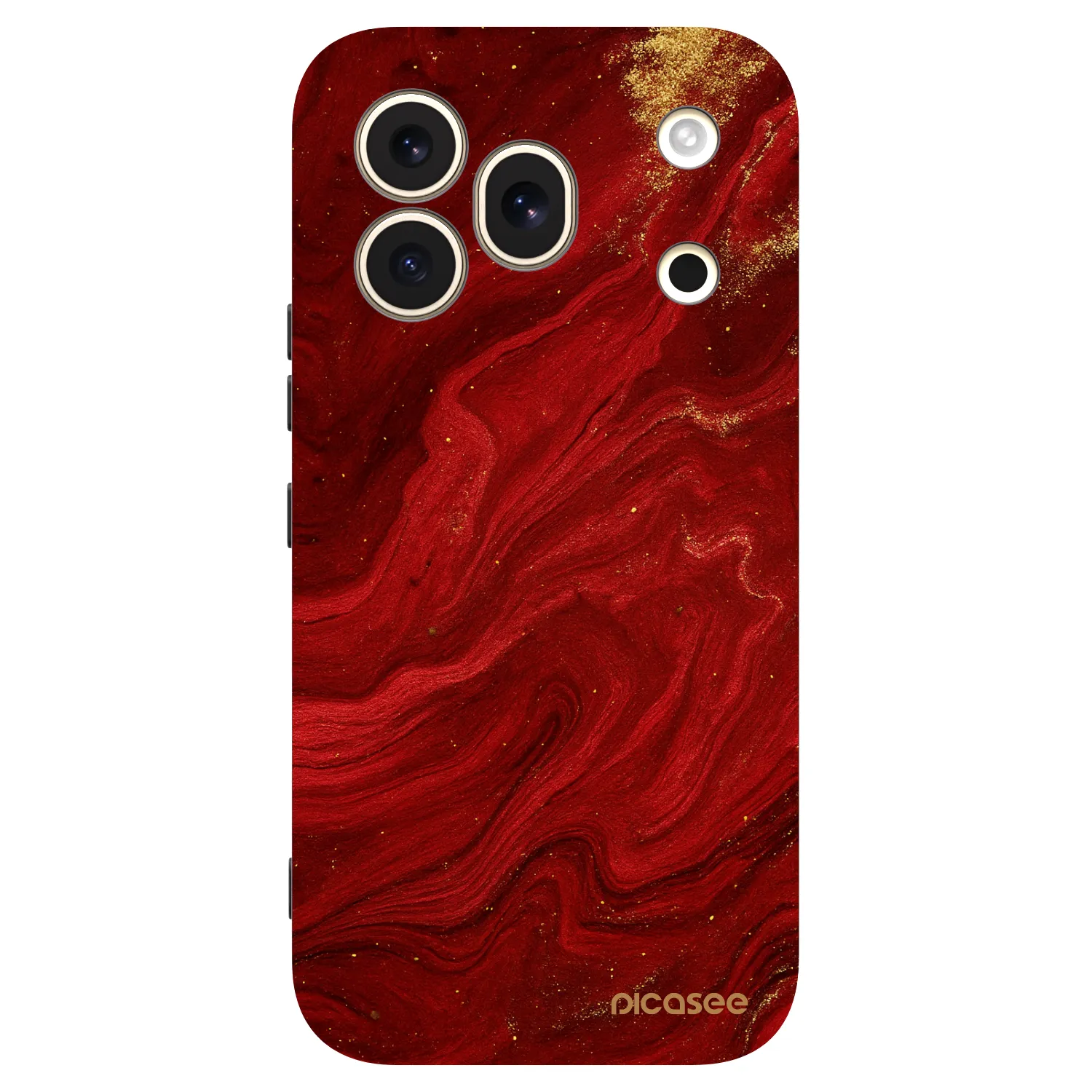 Picasee fekete szilikon tok az alábbi mobiltelefonokra Honor 600 Pro - Red