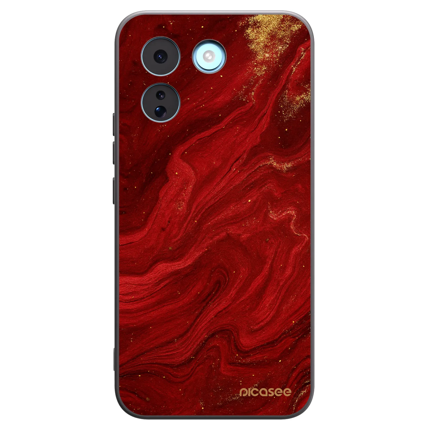 Picasee fekete szilikon tok az alábbi mobiltelefonokra Xiaomi Redmi Note 17 Pro MAX 5G - Red