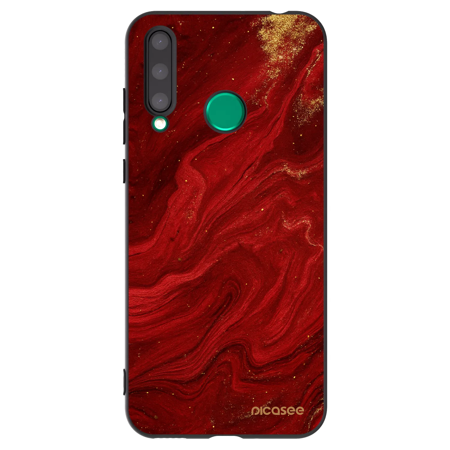 Picasee fekete szilikon tok az alábbi mobiltelefonokra Honor 20 Lite - Red
