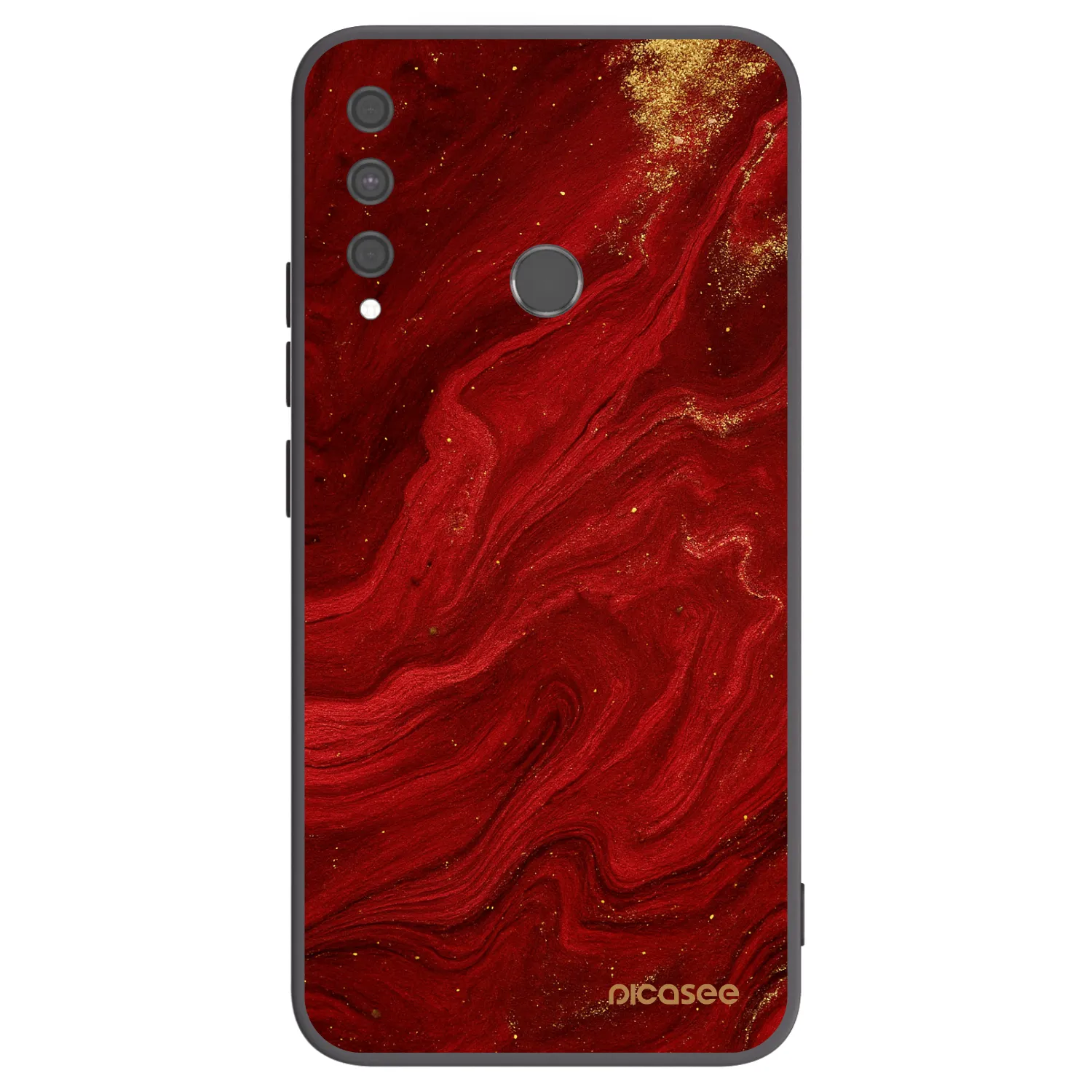Picasee fekete szilikon tok az alábbi mobiltelefonokra Huawei P40 Lite E - Red