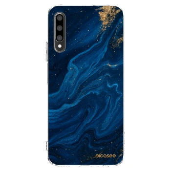 Picasee átlátszó szilikon tok az alábbi mobiltelefonokra Honor 9X Pro - Blue