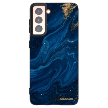 Picasee fekete szilikon tok az alábbi mobiltelefonokra Samsung Galaxy S21 5G G991B - Blue
