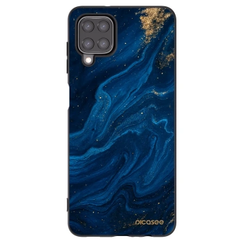 Picasee fekete szilikon tok az alábbi mobiltelefonokra Samsung Galaxy A12 A125F - Blue
