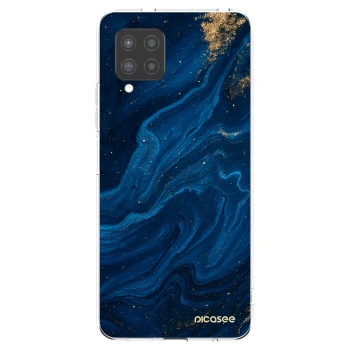 Picasee átlátszó szilikon tok az alábbi mobiltelefonokra Samsung Galaxy A42 A426B - Blue
