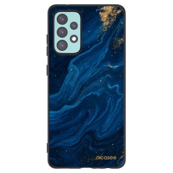 Picasee fekete szilikon tok az alábbi mobiltelefonokra Samsung Galaxy A72 A725F - Blue