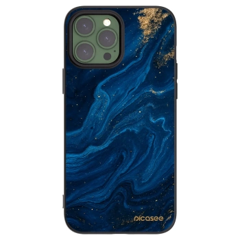 Picasee fekete szilikon tok az alábbi mobiltelefonokra Apple iPhone 13 Pro Max - Blue