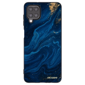 Picasee fekete szilikon tok az alábbi mobiltelefonokra Samsung Galaxy M12 M127F - Blue
