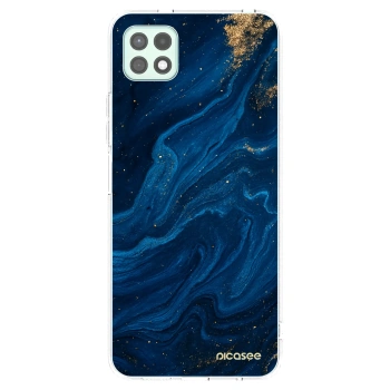 Picasee átlátszó szilikon tok az alábbi mobiltelefonokra Samsung Galaxy A22 A226B 5G - Blue