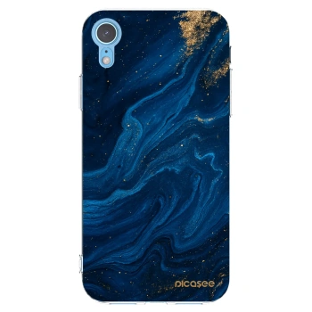Picasee átlátszó szilikon tok az alábbi mobiltelefonokra Apple iPhone XR - Blue