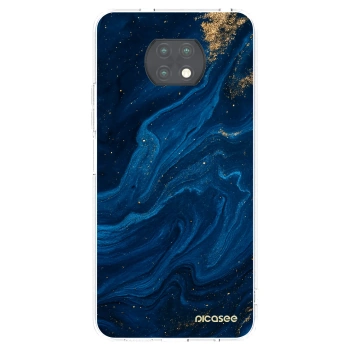 Picasee átlátszó szilikon tok az alábbi mobiltelefonokra Xiaomi Redmi Note 9T - Blue