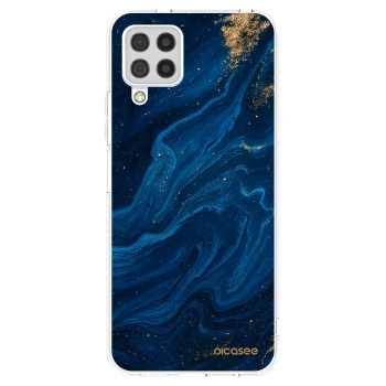 Picasee átlátszó szilikon tok az alábbi mobiltelefonokra Samsung Galaxy A22 A225F 4G - Blue