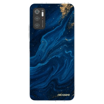 Picasee átlátszó szilikon tok az alábbi mobiltelefonokra Xiaomi Poco M3 Pro 5G - Blue