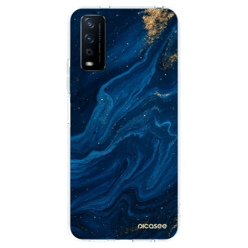 Picasee átlátszó szilikon tok az alábbi mobiltelefonokra Vivo Y11s - Blue