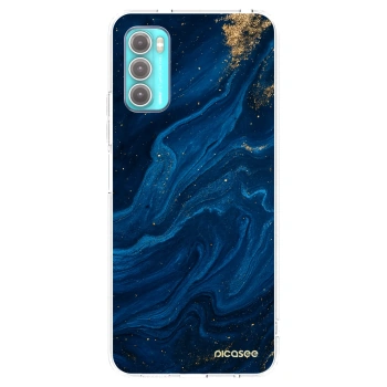 Picasee átlátszó szilikon tok az alábbi mobiltelefonokra Motorola Moto G60 - Blue