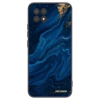 Picasee fekete szilikon tok az alábbi mobiltelefonokra Realme 8i - Blue