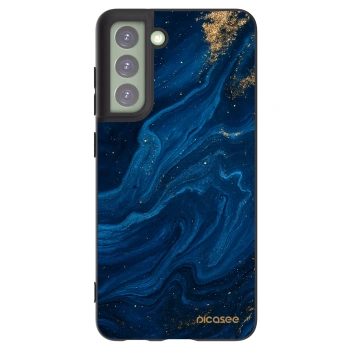 Picasee fekete szilikon tok az alábbi mobiltelefonokra Samsung Galaxy S21 FE 5G - Blue