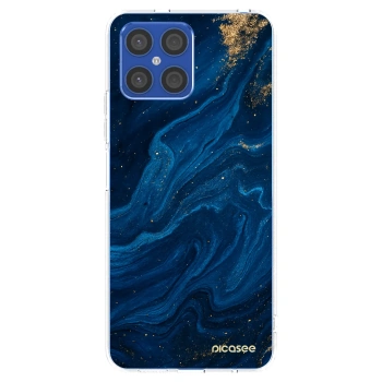 Picasee átlátszó szilikon tok az alábbi mobiltelefonokra Honor X8 4G - Blue