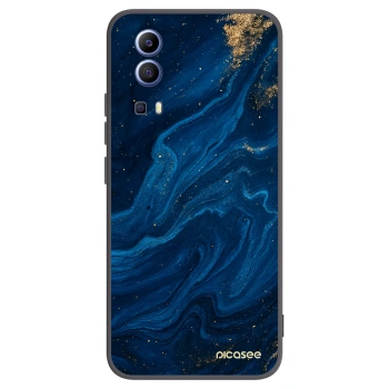 Picasee fekete szilikon tok az alábbi mobiltelefonokra Vivo Y52 5G - Blue