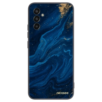 Picasee fekete szilikon tok az alábbi mobiltelefonokra Samsung Galaxy M13 M135F - Blue