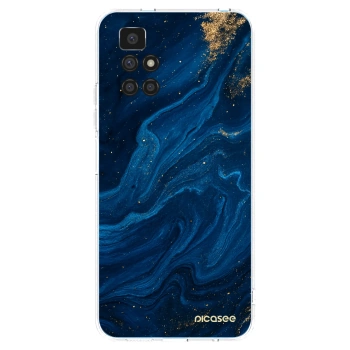 Picasee átlátszó szilikon tok az alábbi mobiltelefonokra Xiaomi Redmi 10 (2022) - Blue