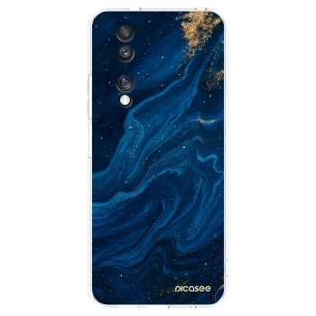 Picasee átlátszó szilikon tok az alábbi mobiltelefonokra Honor 70 - Blue
