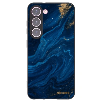 Picasee fekete szilikon tok az alábbi mobiltelefonokra Samsung Galaxy S23 5G - Blue