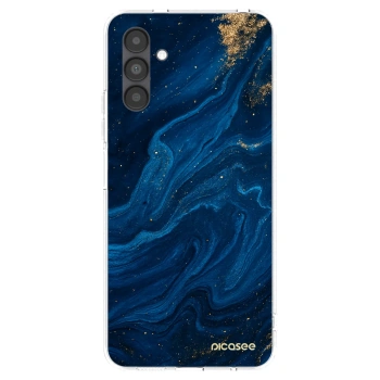 Picasee átlátszó szilikon tok az alábbi mobiltelefonokra Samsung Galaxy A04s A047F - Blue