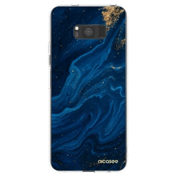 Picasee átlátszó szilikon tok az alábbi mobiltelefonokra Samsung Galaxy S8 G950F - Blue