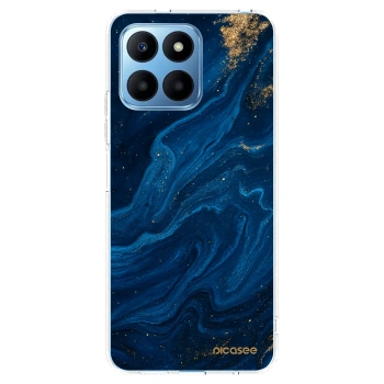 Picasee átlátszó szilikon tok az alábbi mobiltelefonokra Honor 70 Lite - Blue